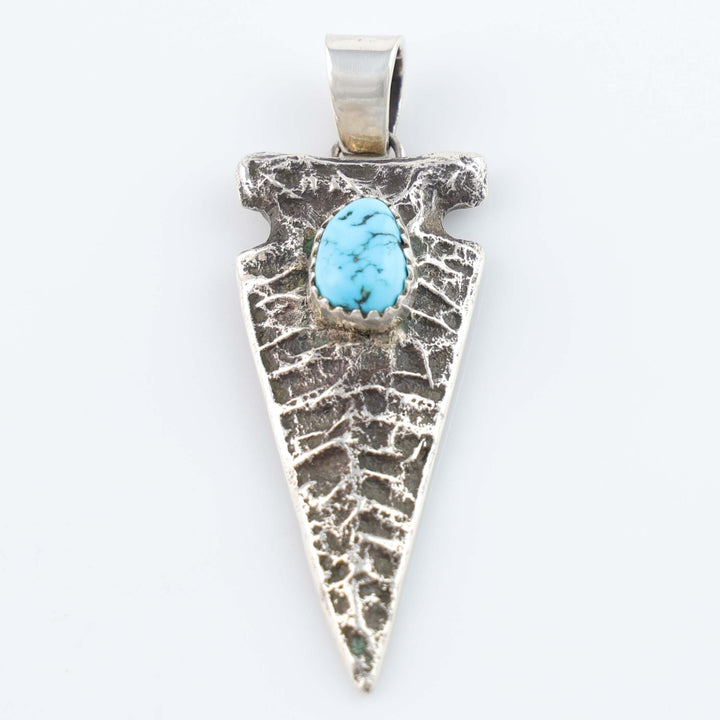 Kingman Turquoise Arrowhead Pendant