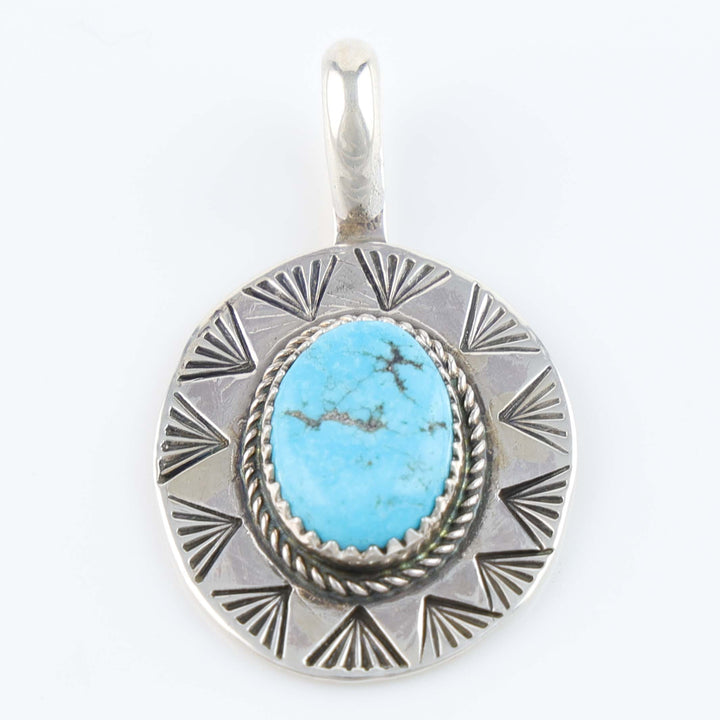 Navajo Kingman Turquoise Pendant