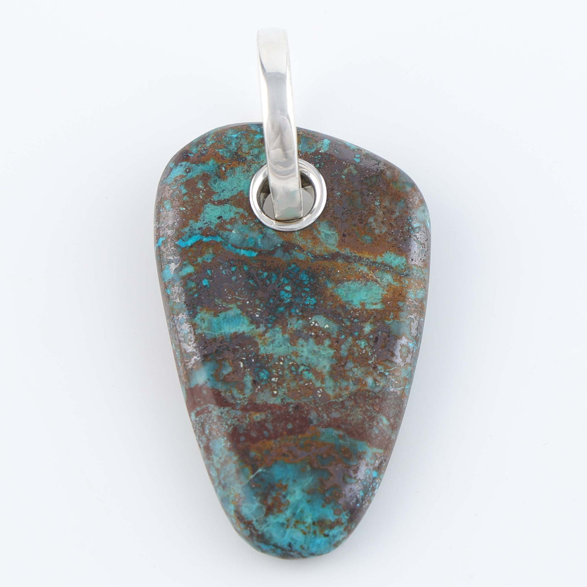 Chrysocolla Pendant by Noah Pfeffer