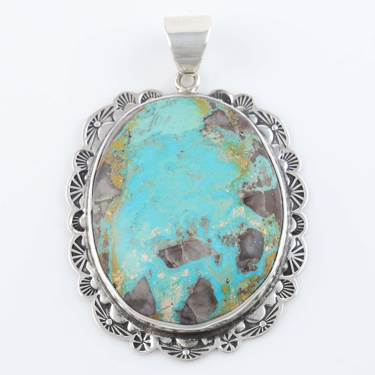Bisbee Turquoise Pendant by Noah Pfeffer