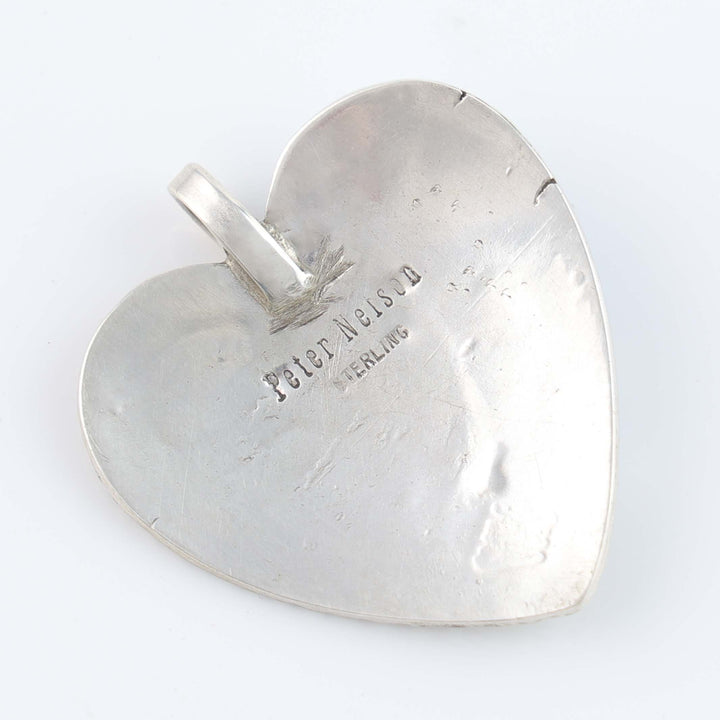 Sleeping Beauty Turquoise Heart Pendant