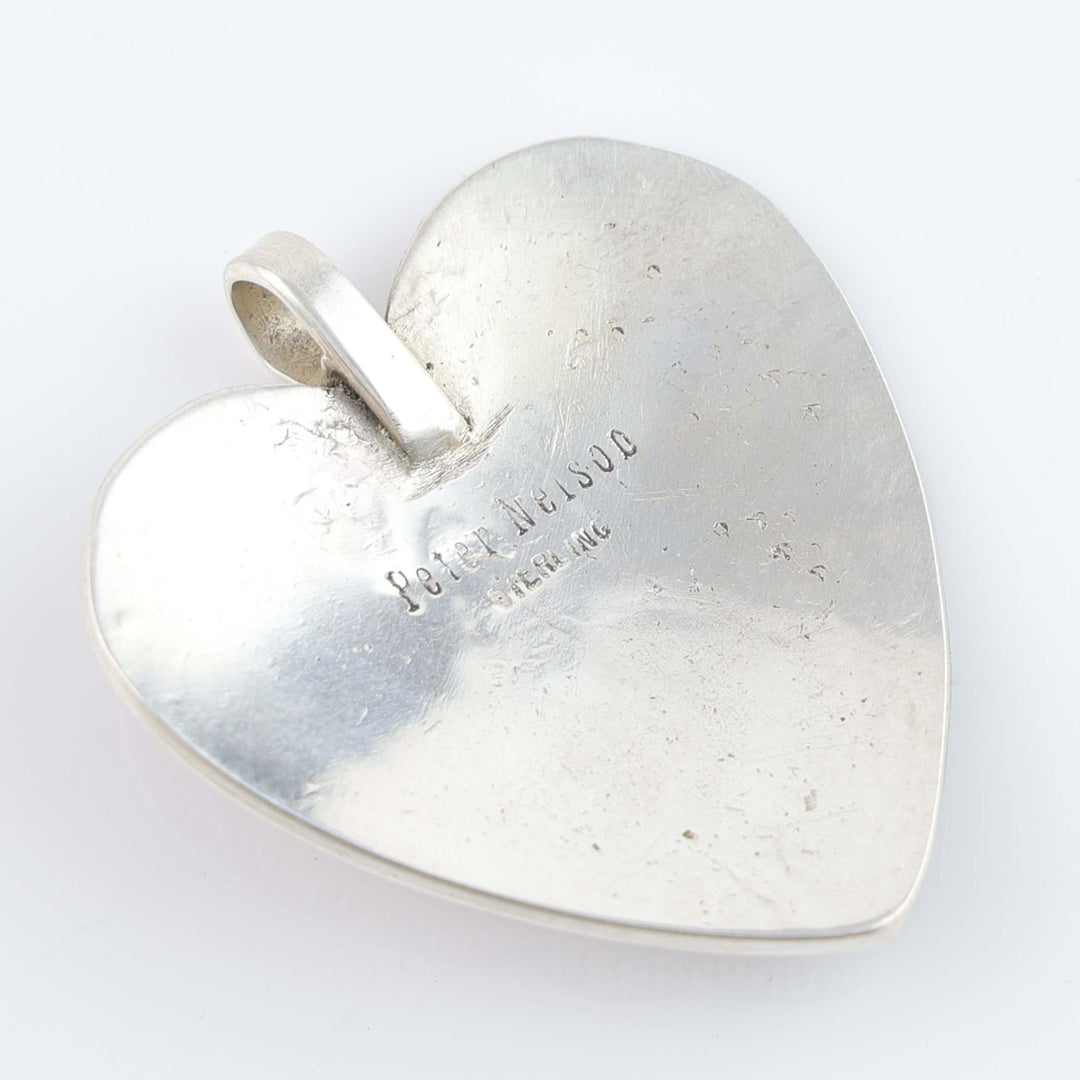 Coral Heart Pendant