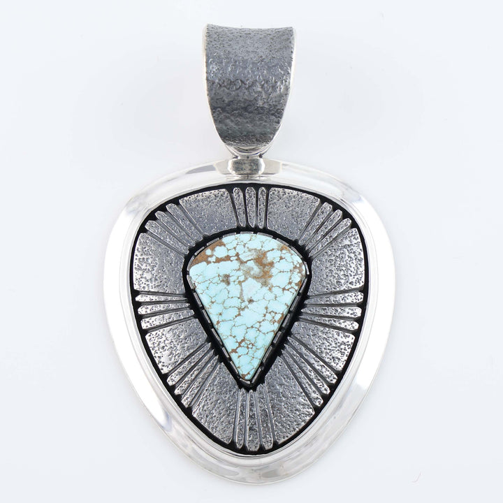 Navajo Number Eight Turquoise Pendant