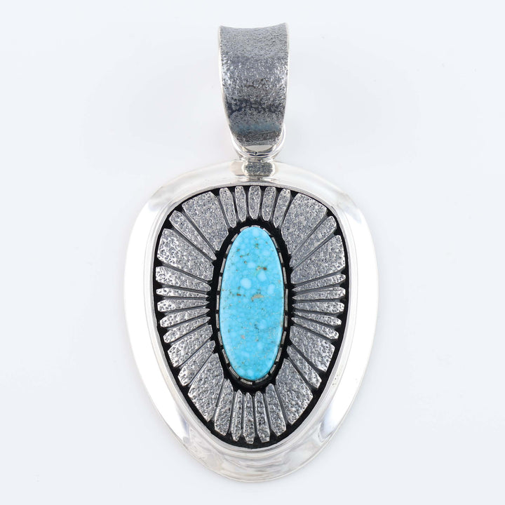Navajo Kingman Turquoise Pendant