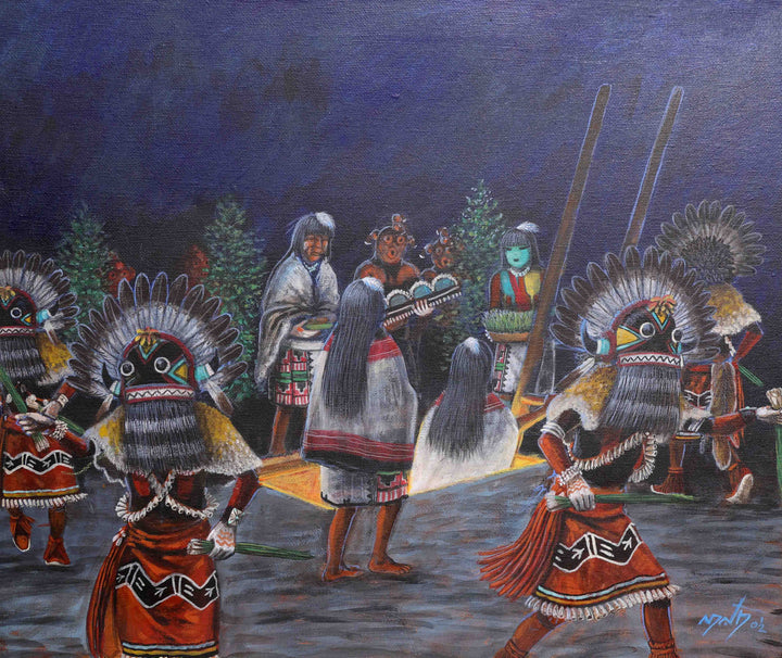 Hopi Night Dance Painting