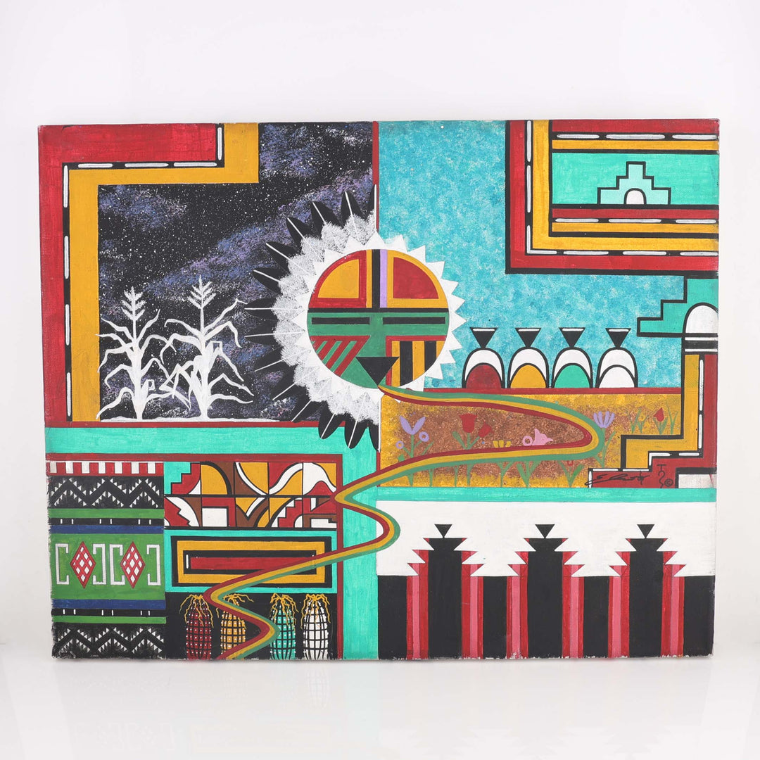 “Hopi Life” Mural-Style Painting