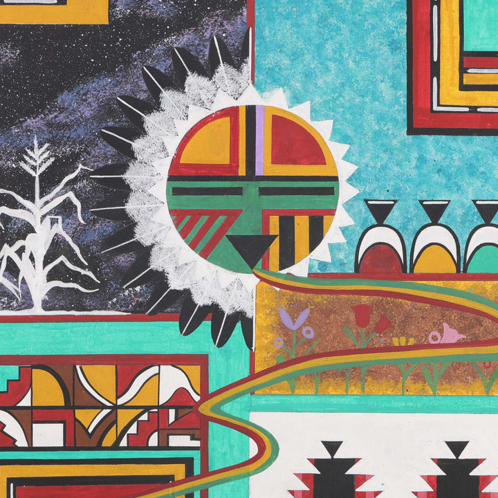 “Hopi Life” Mural-Style Painting