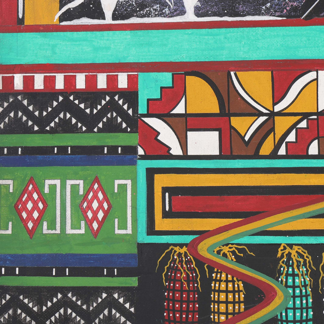 “Hopi Life” Mural-Style Painting