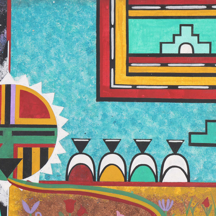 “Hopi Life” Mural-Style Painting