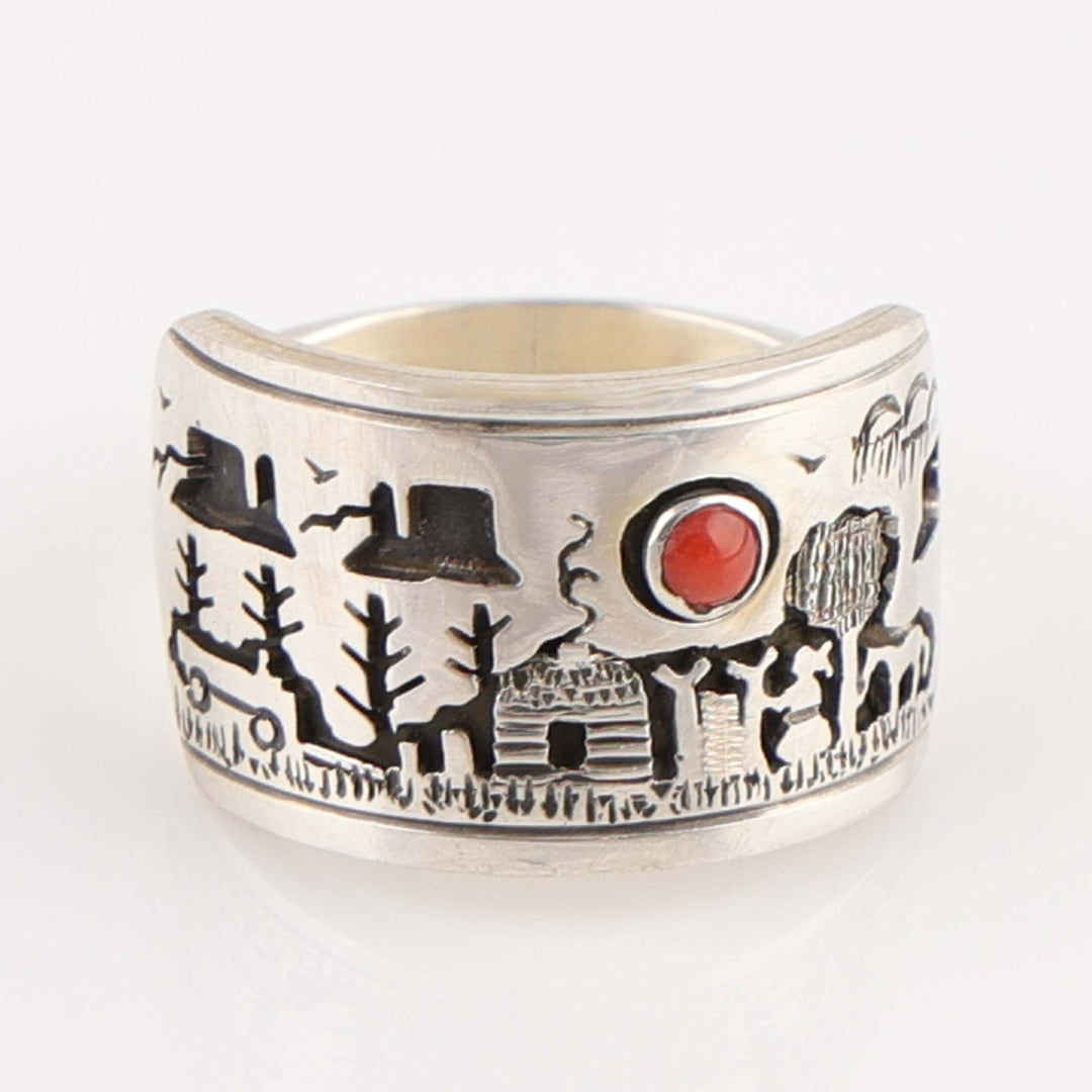 Coral Storyteller Ring