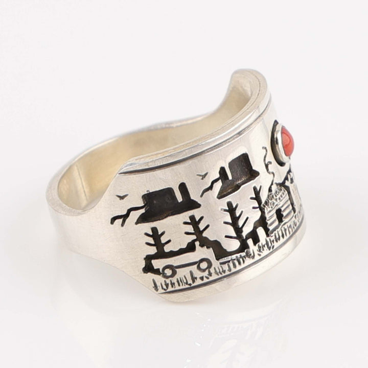 Coral Storyteller Ring