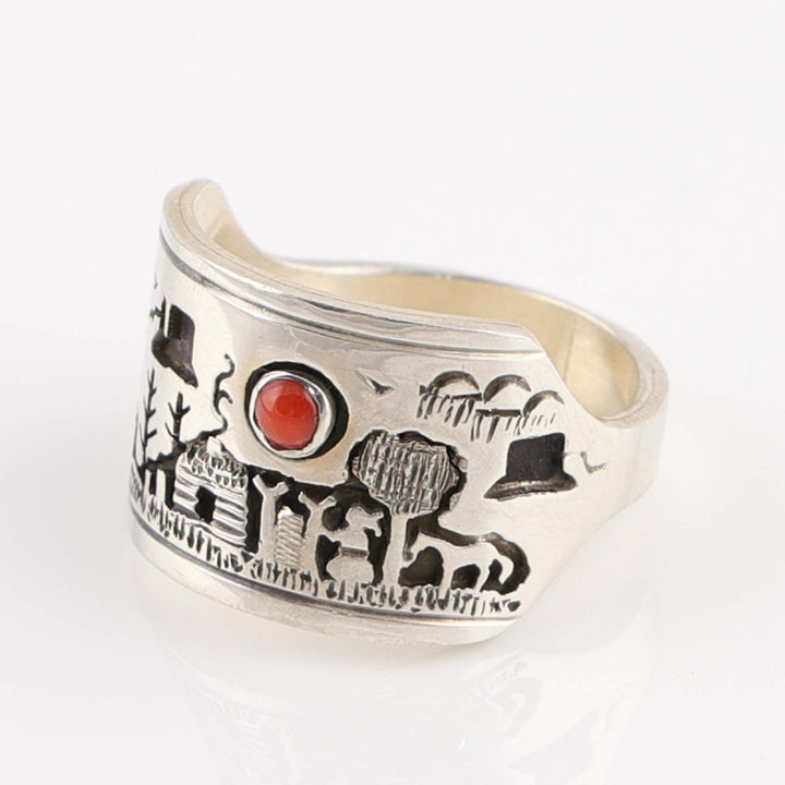 Coral Storyteller Ring