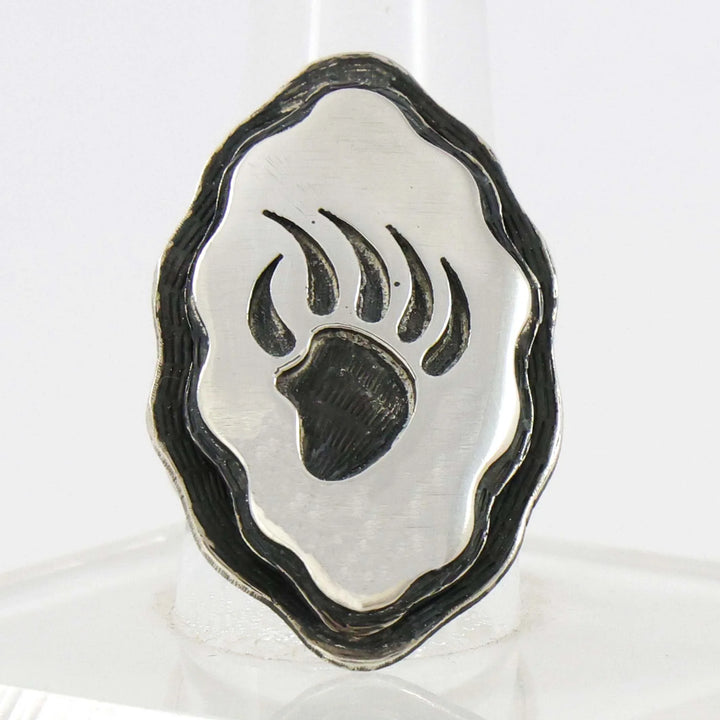 1980s Bear Paw Ring