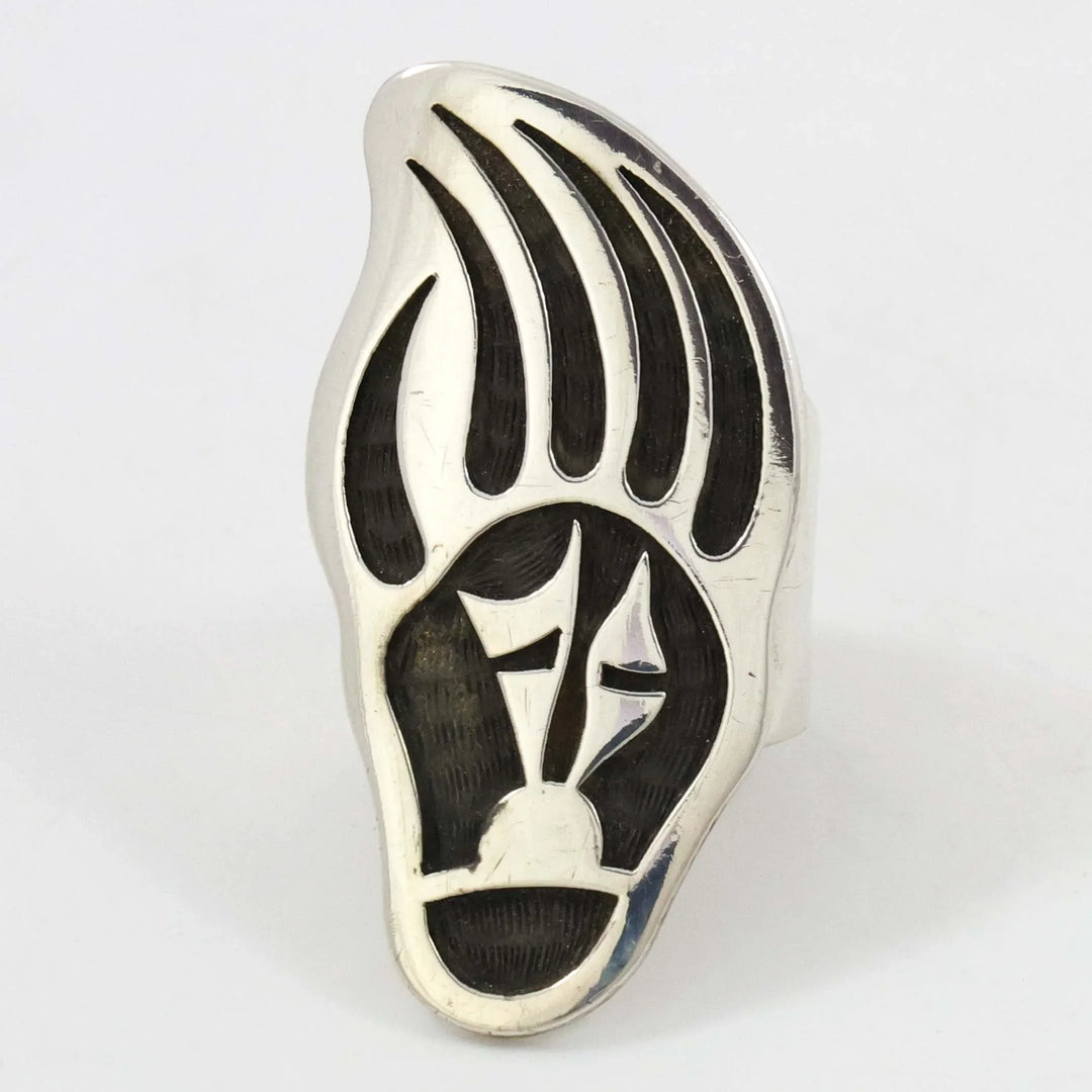 1980s Bear Paw Ring