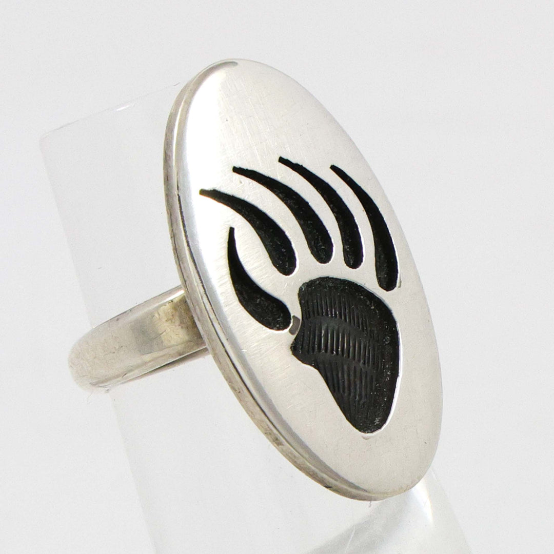 1980s Bear Paw Ring