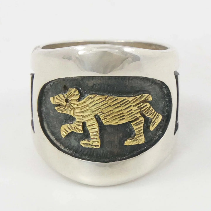Gold on Silver Ring