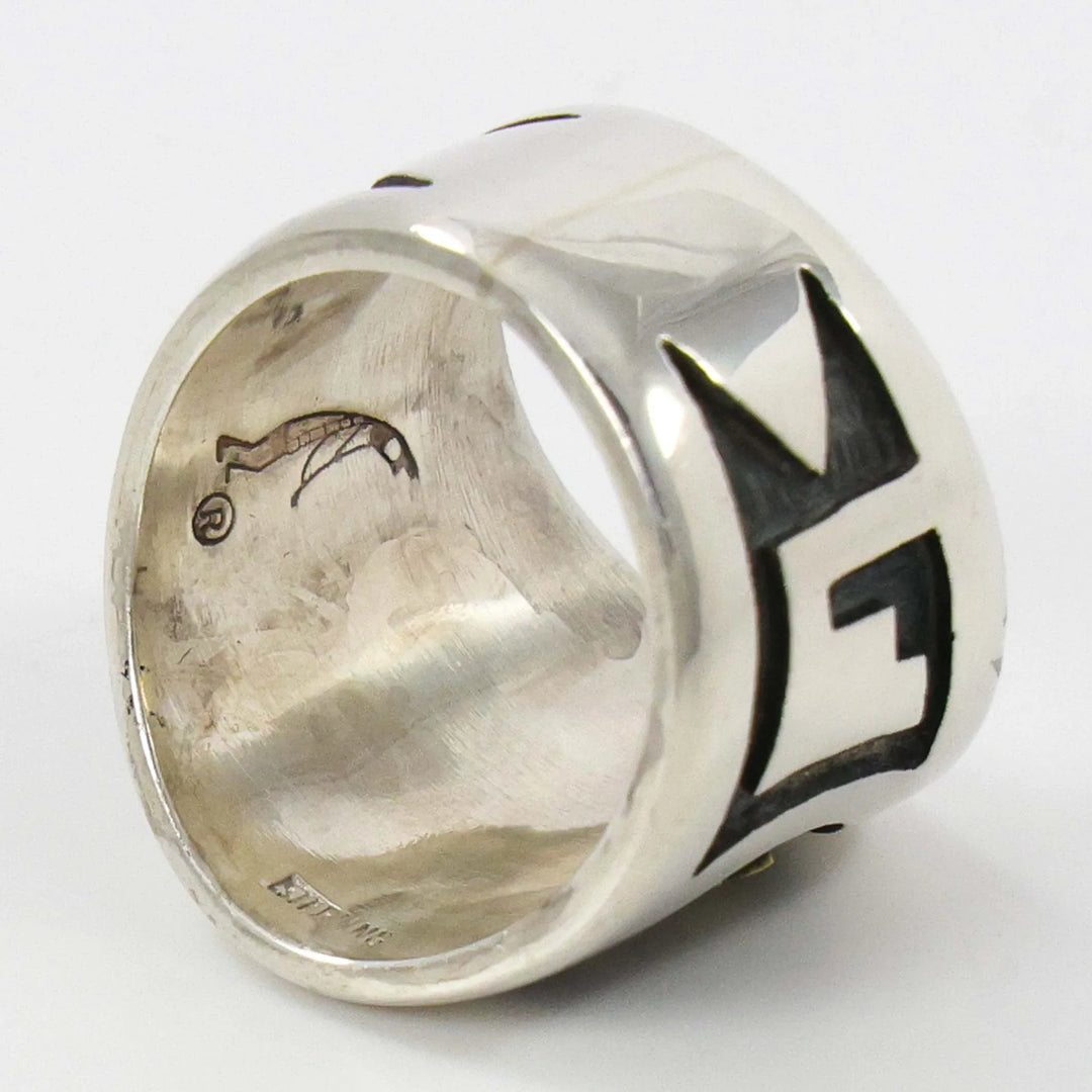 Gold on Silver Ring