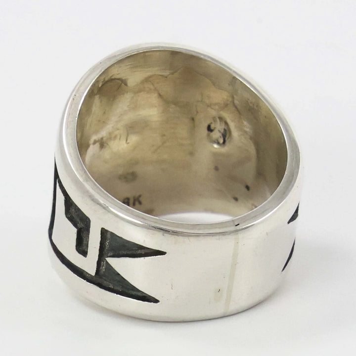 Gold on Silver Ring