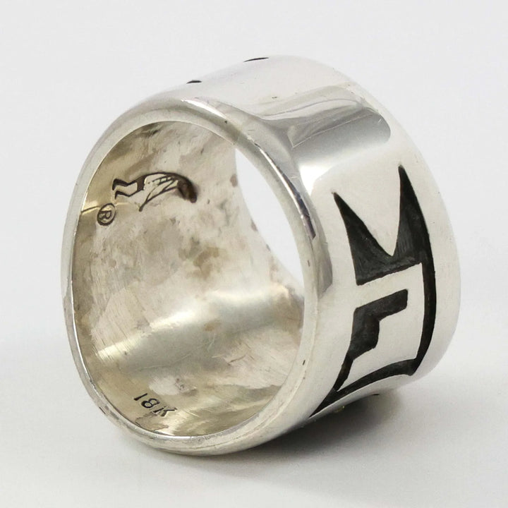 Gold on Silver Ring