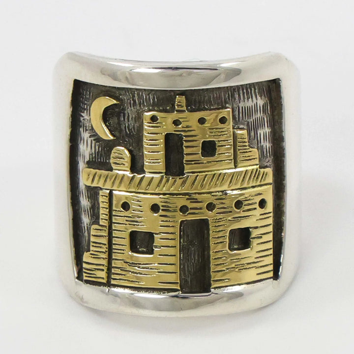 Gold on Silver Ring