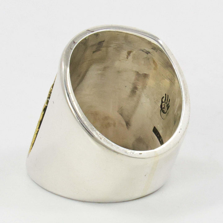 Gold on Silver Ring