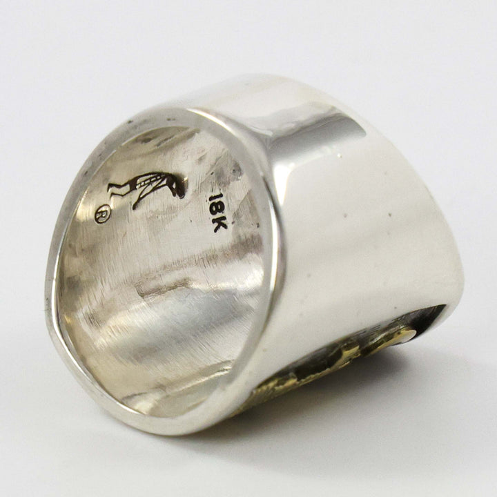 Gold on Silver Ring