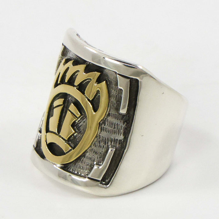 Gold on Silver Ring