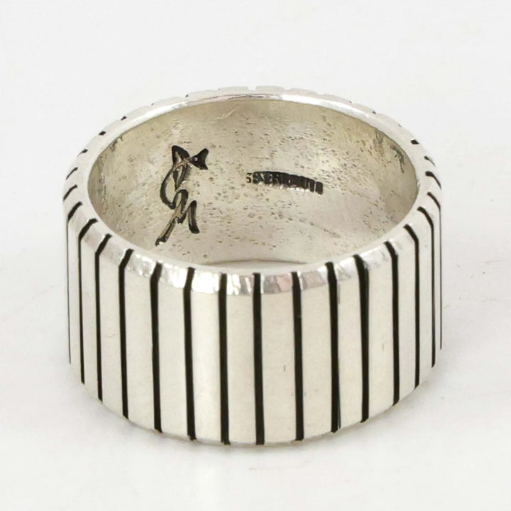 Stamped Silver Ring