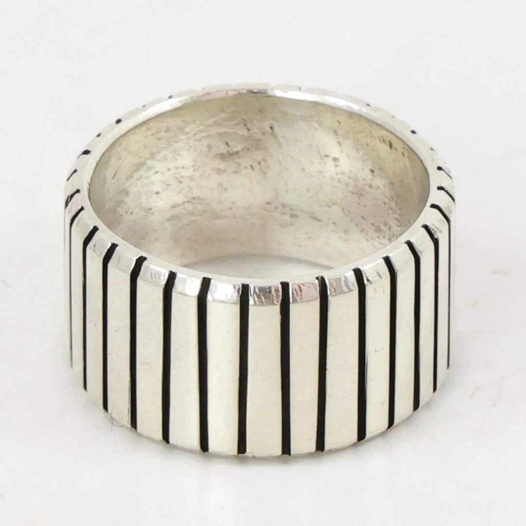 Stamped Silver Ring