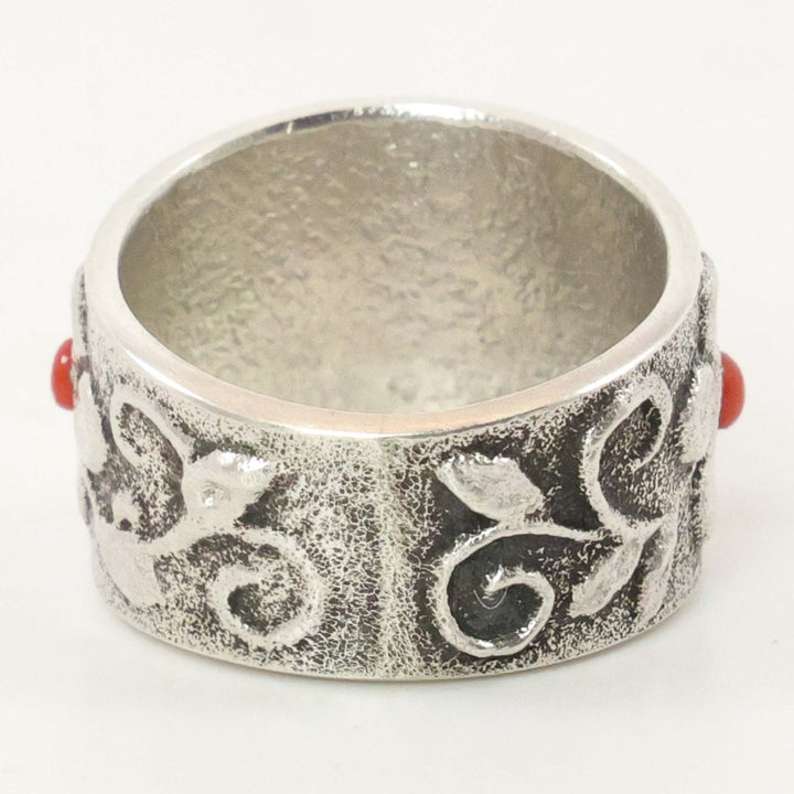 Coral Flower Ring