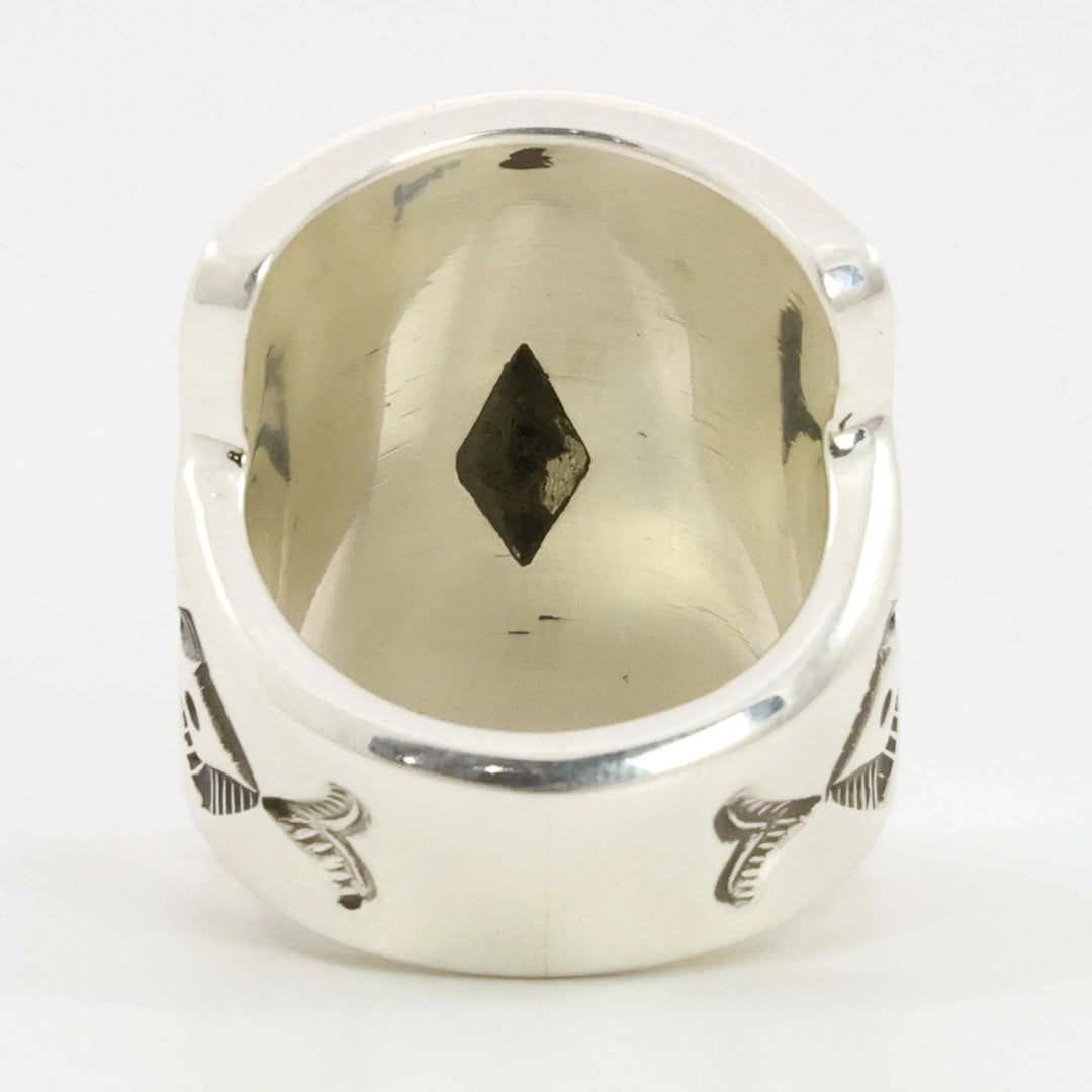 Stamped Silver Ring