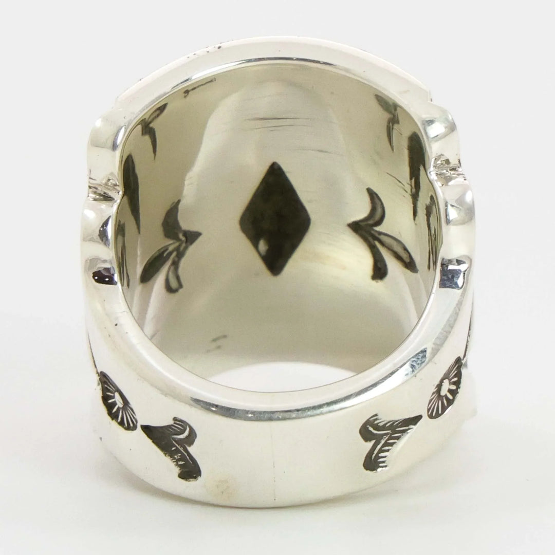 Stamped Silver Ring