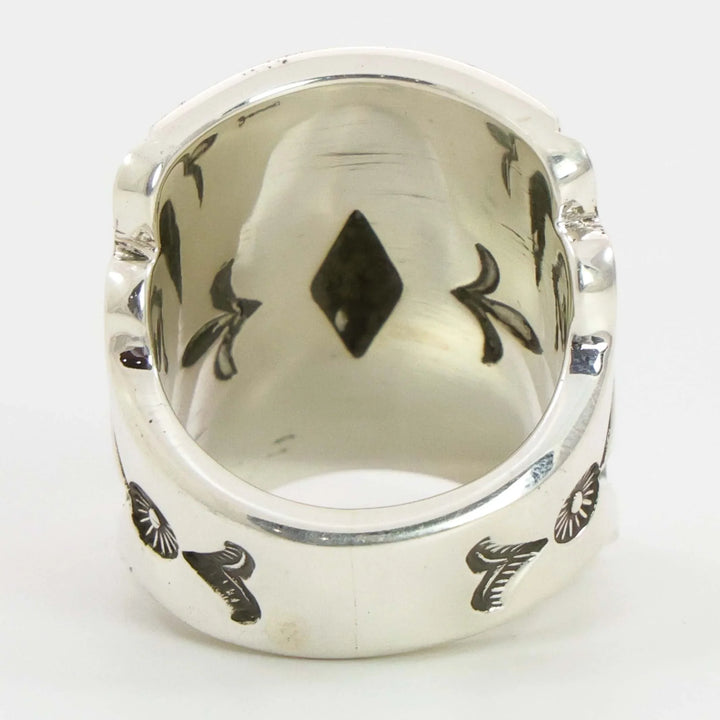 Stamped Silver Ring