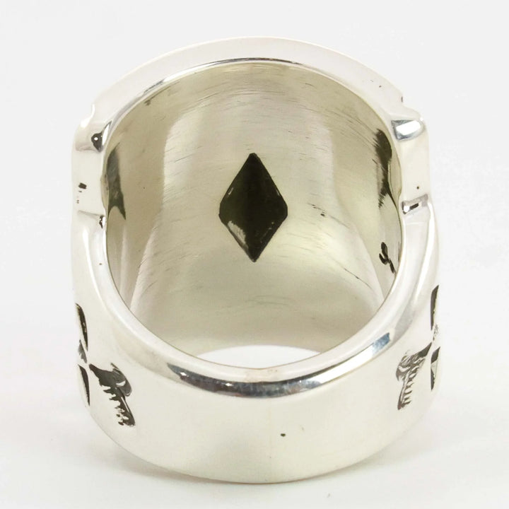 Stamped Silver Ring