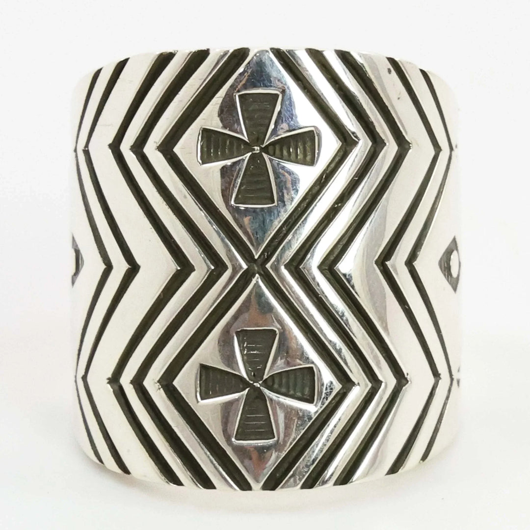 Stamped Silver Ring