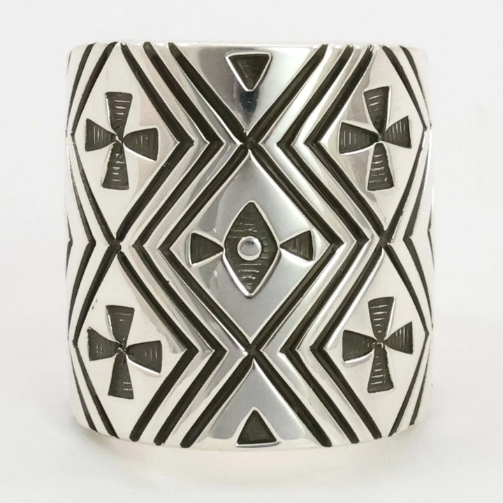 Stamped Silver Ring