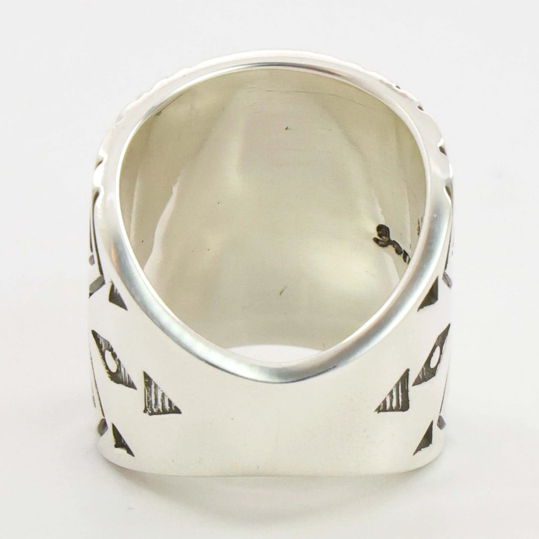 Stamped Silver Ring