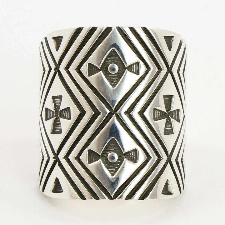 Stamped Silver Ring