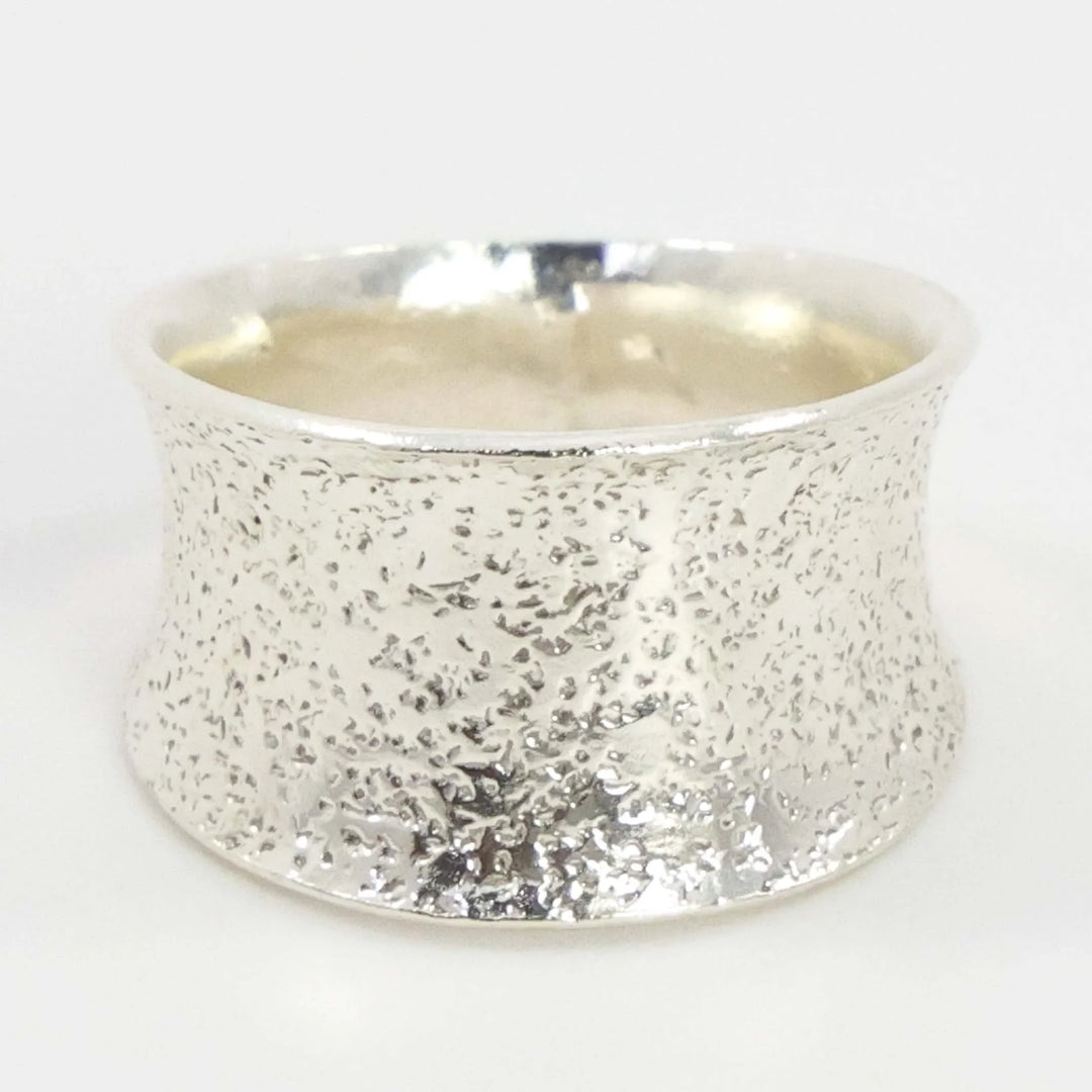Textured Silver Ring