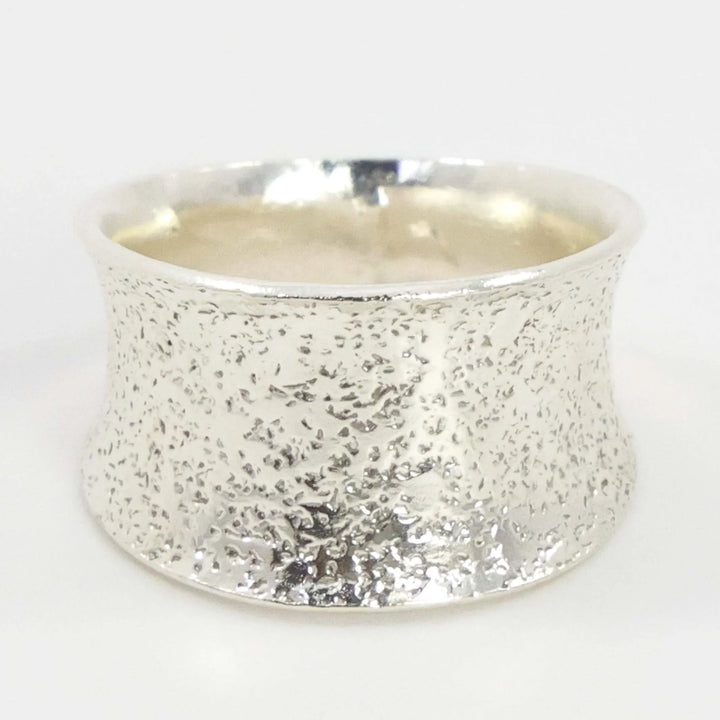 Textured Silver Ring