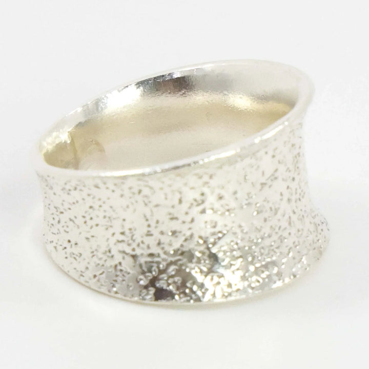 Textured Silver Ring