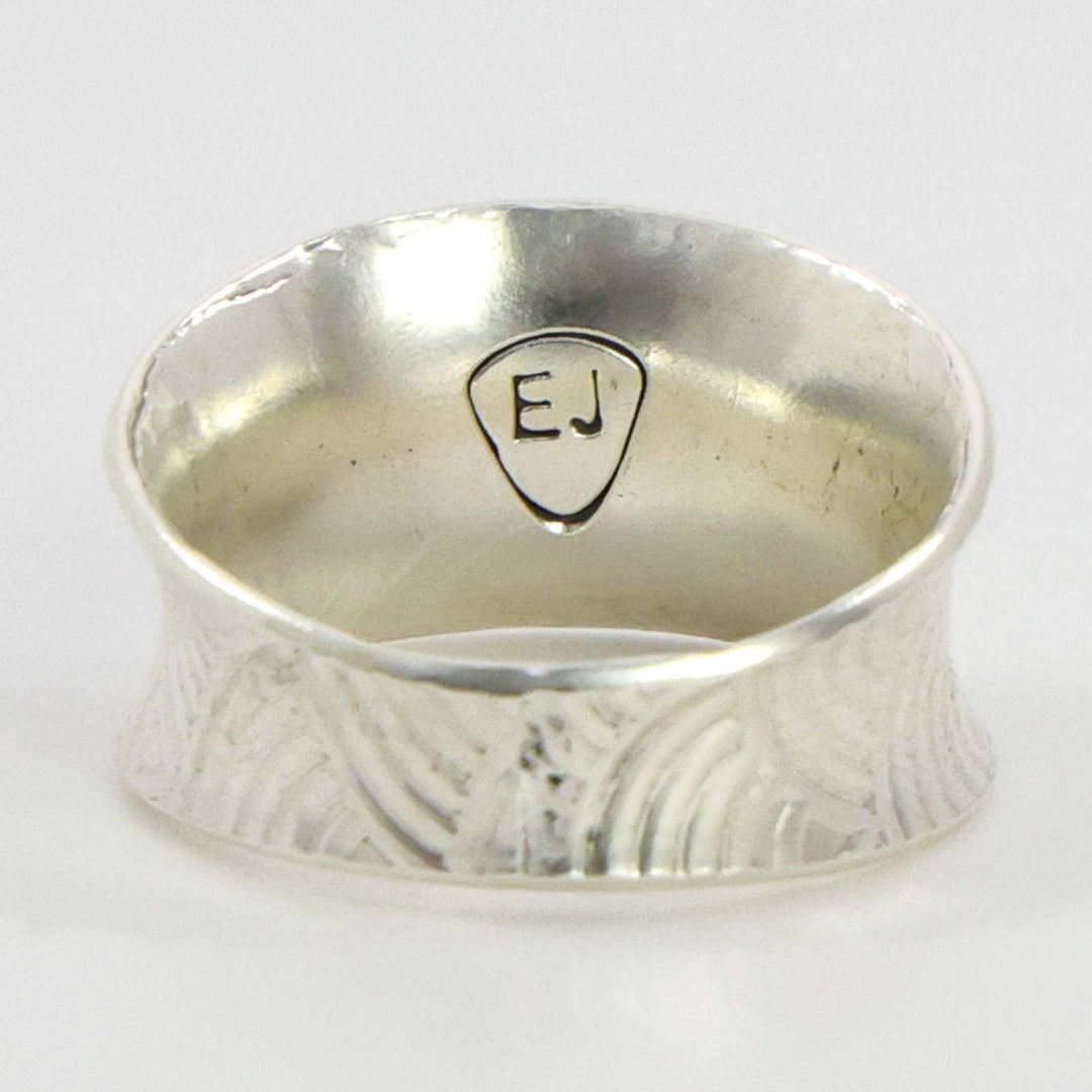 Stamped Silver Ring