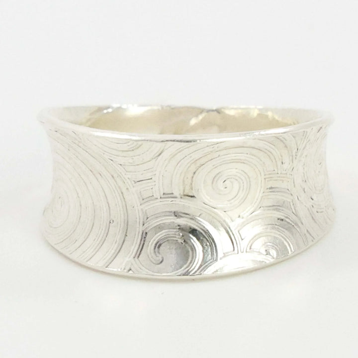 Stamped Silver Ring