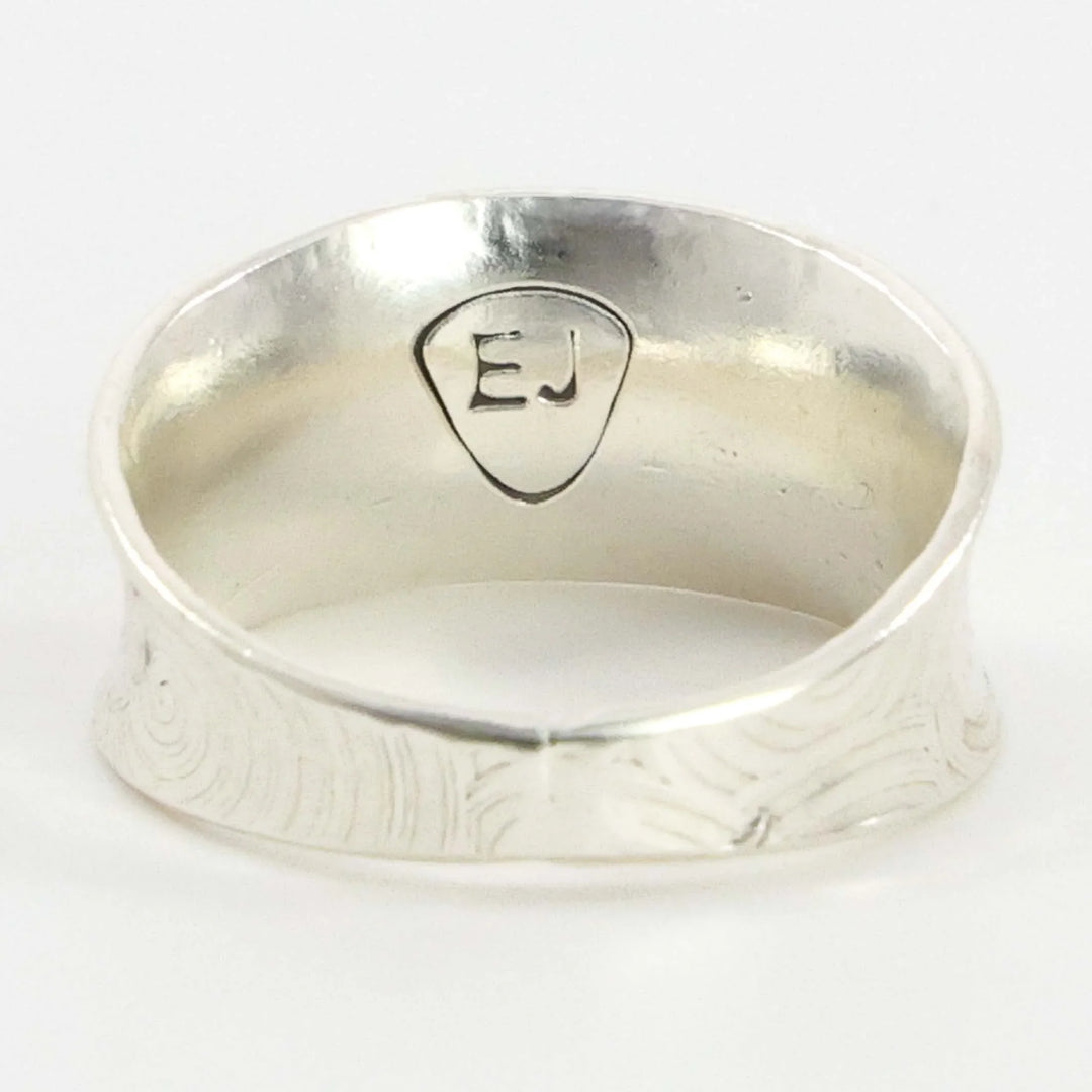 Stamped Silver Ring