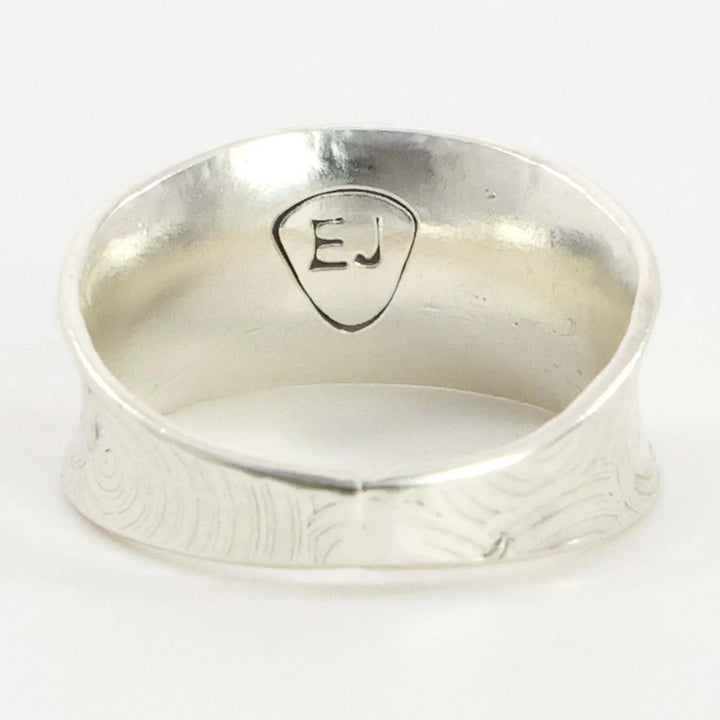 Stamped Silver Ring
