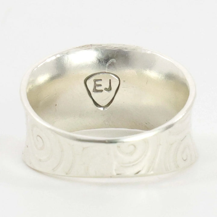 Stamped Silver Ring