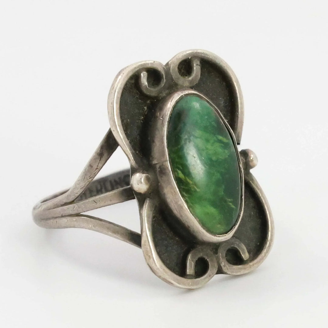 1940s Cerrillos Turquoise Ring