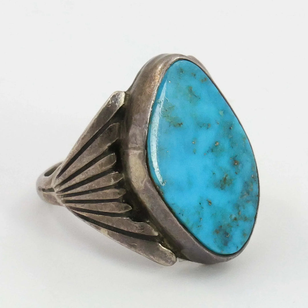 1980s Turquoise Ring