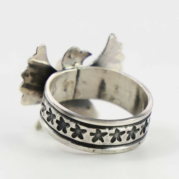 Coral Thunderbird Ring
