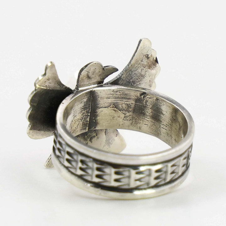 Coral Thunderbird Ring